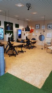 Luova Lab lounge area
