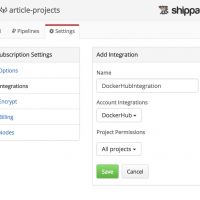 Shippable Repositories - Docker Hub Integration